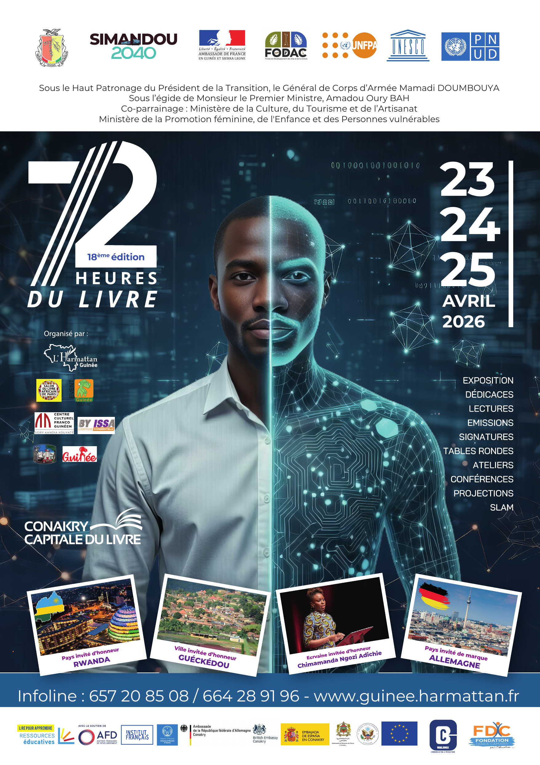 Affiche 72H du Livre 2026